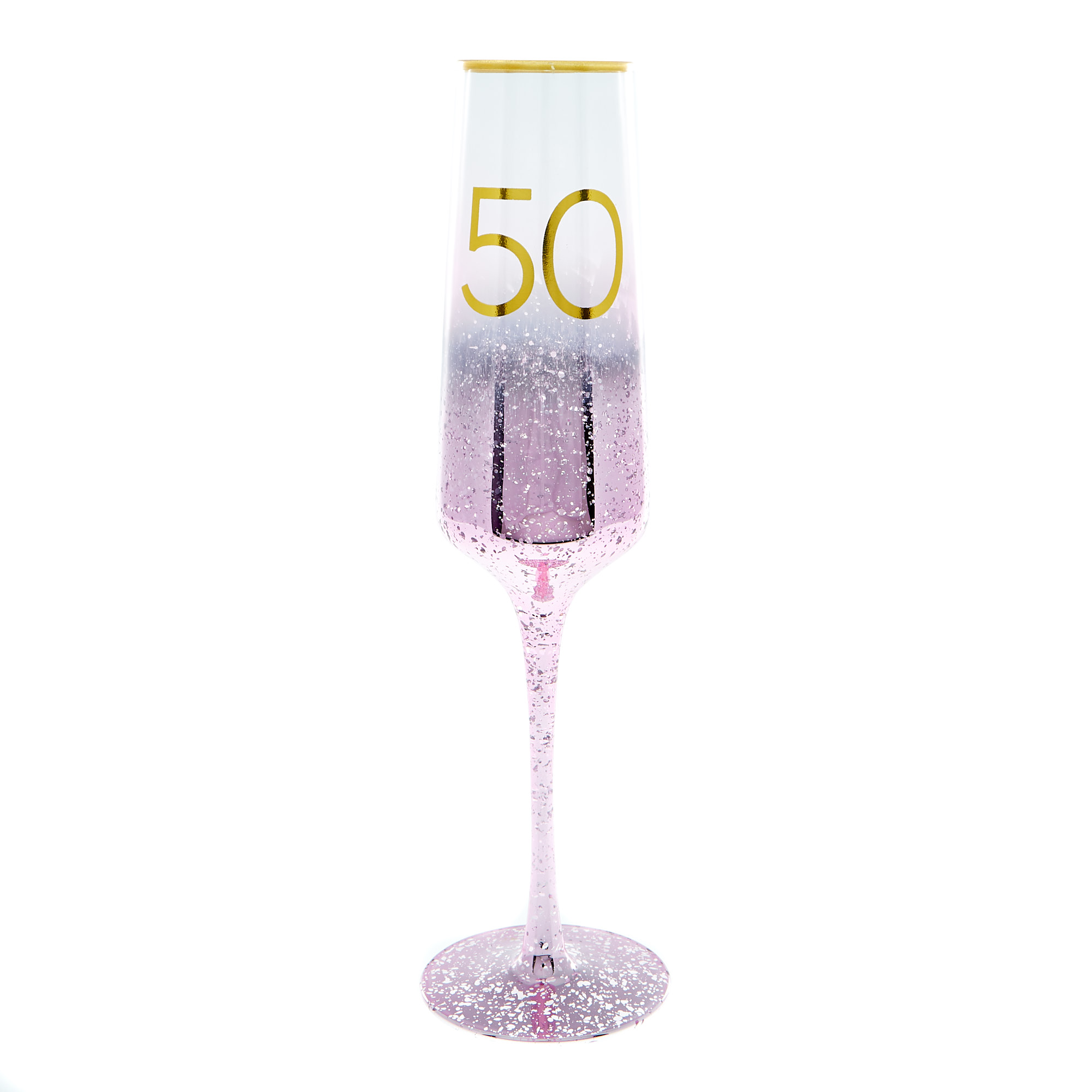 50th Birthday Champagne Flute - Happy Birthday To You