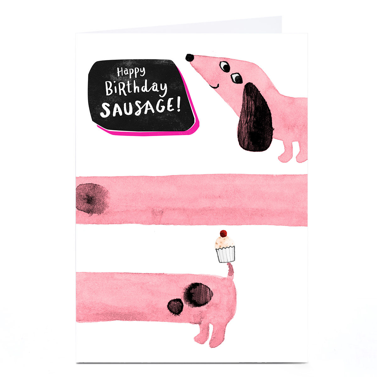 Personalised Andrew Thornton Birthday Card - Birthday Sausage