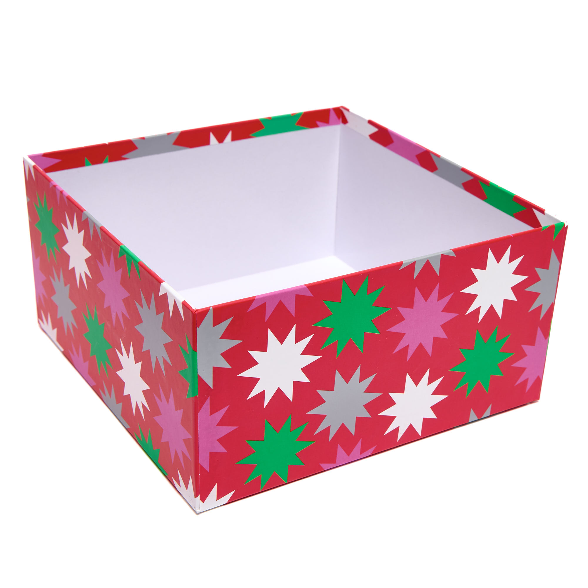 Santa & Stripes Christmas Gift Boxes - Set of 4