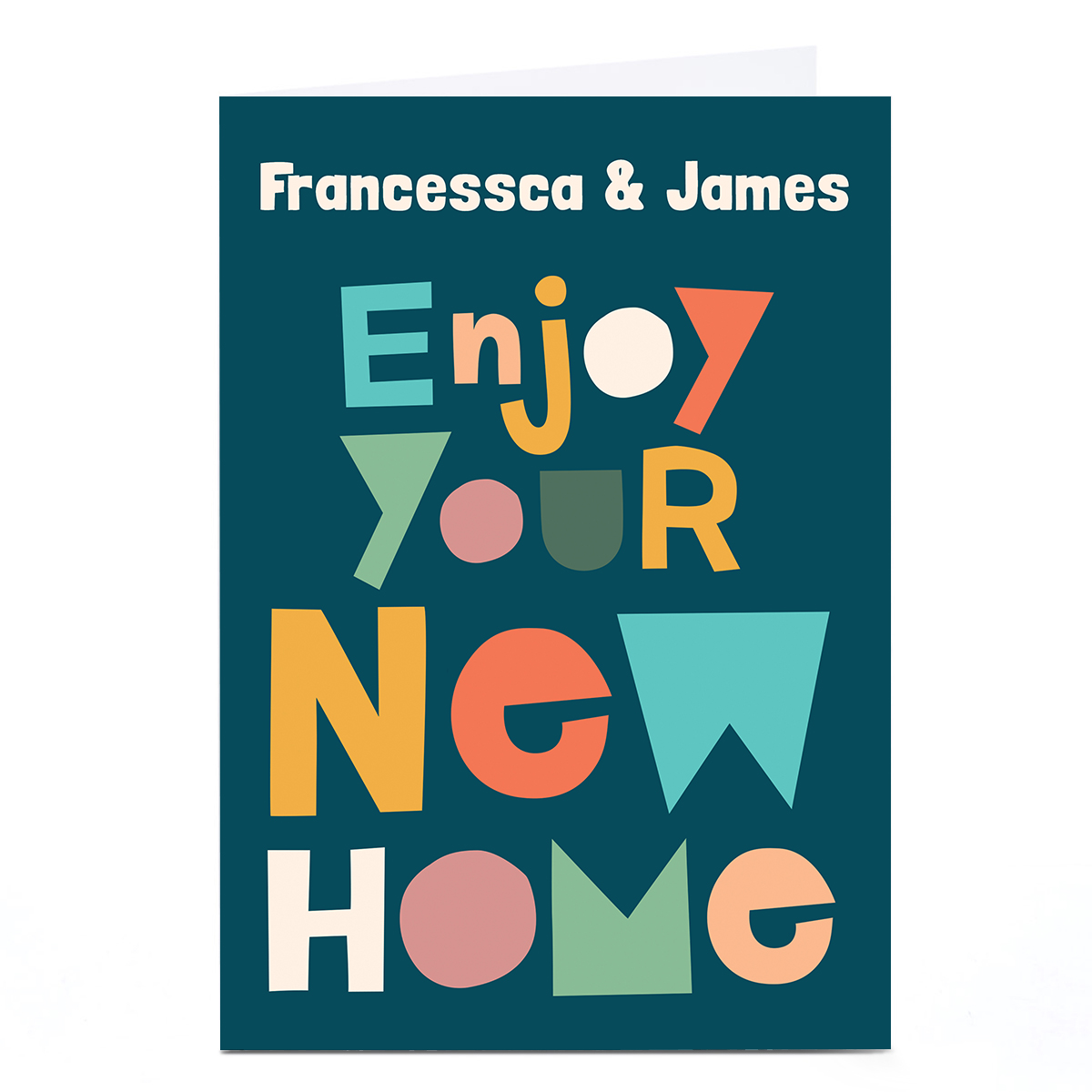 Personalised Hello Munki New Home Card - Enjoy