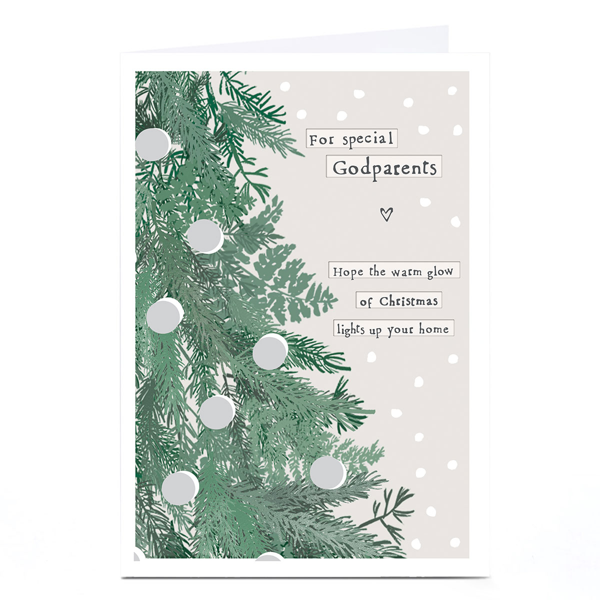Christmas Card - For Special Godparents
