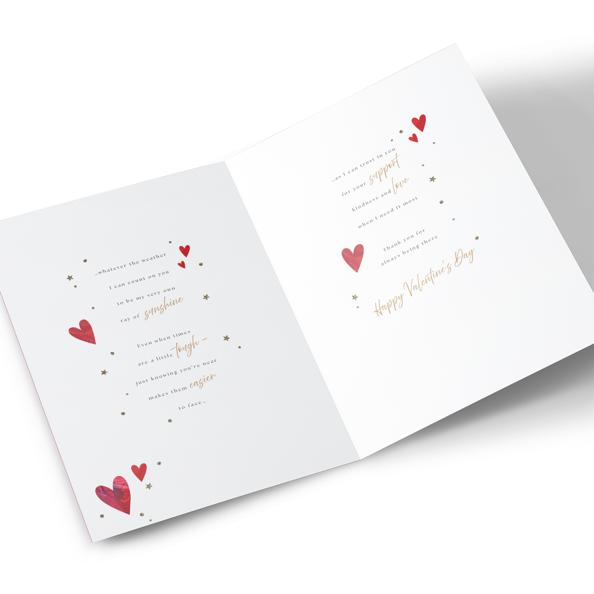 Valentine's Day Card - Romantic Hearts, The Man In My Life