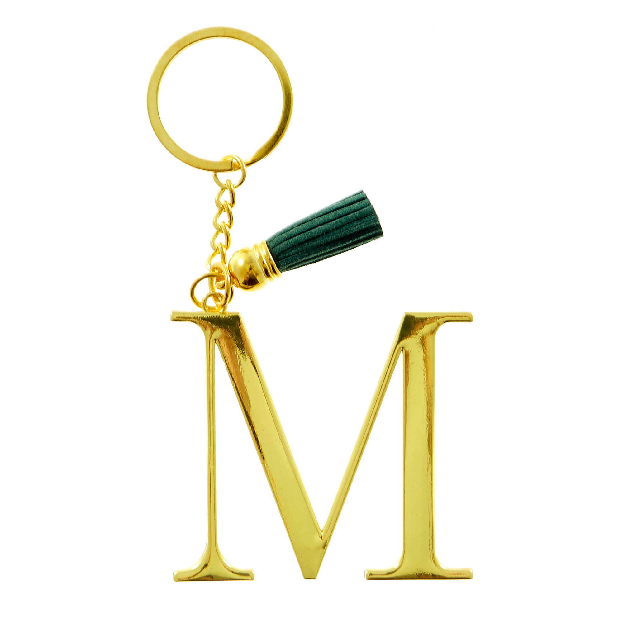 Letter M Key Ring