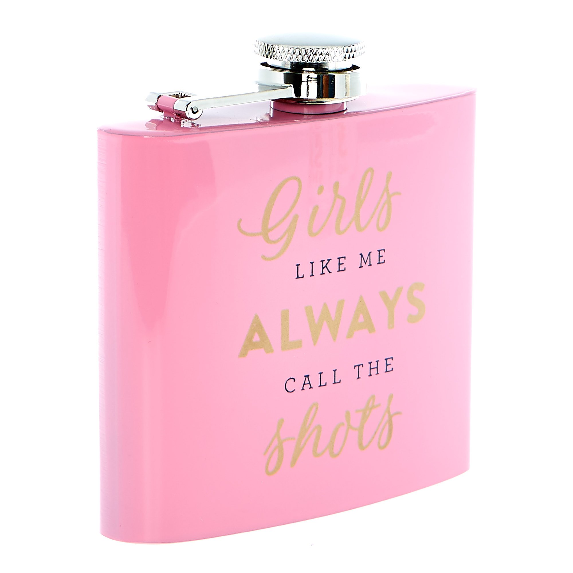 Girl's Hip Flask & Shot Glasses Gift Set