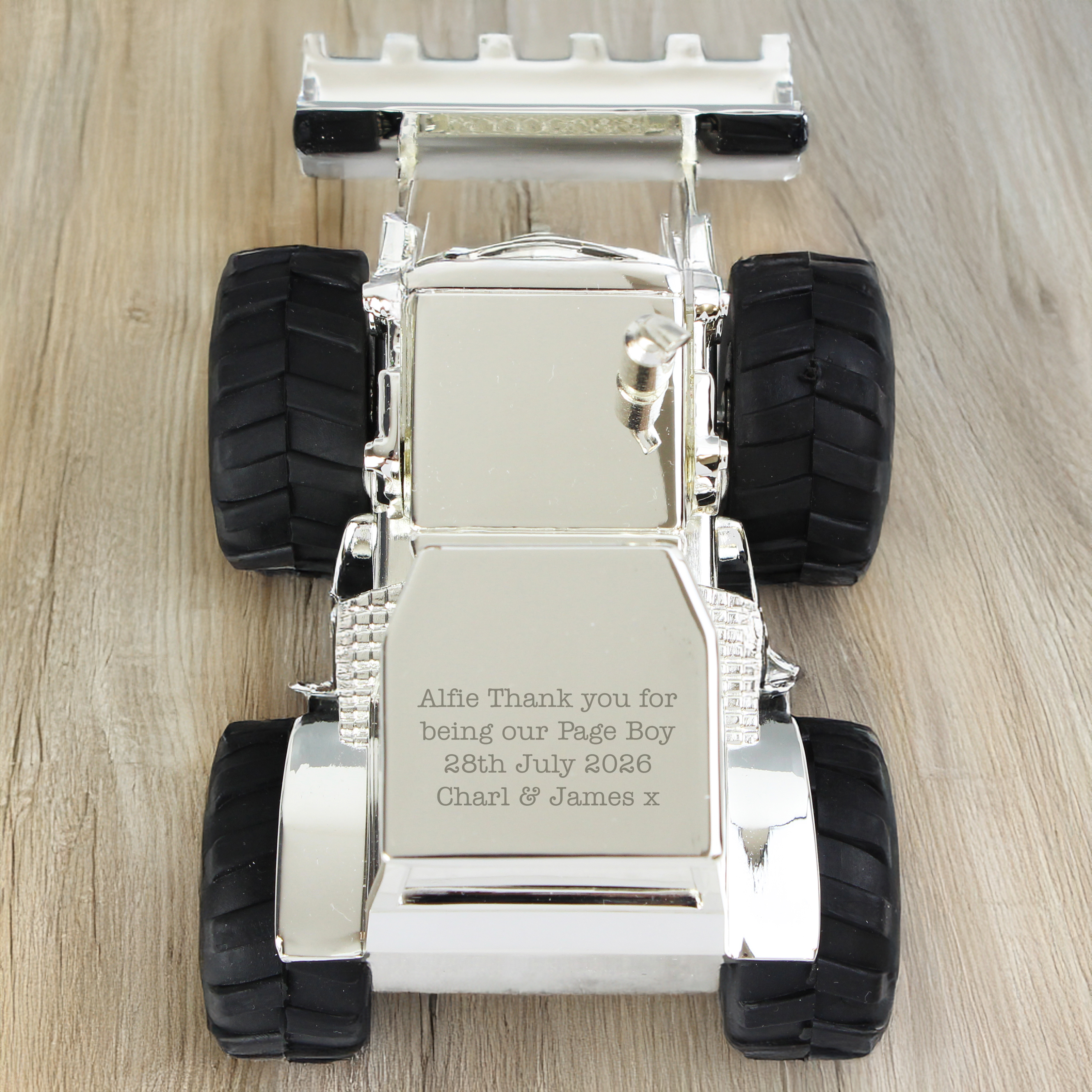 Personalised Digger Money Box