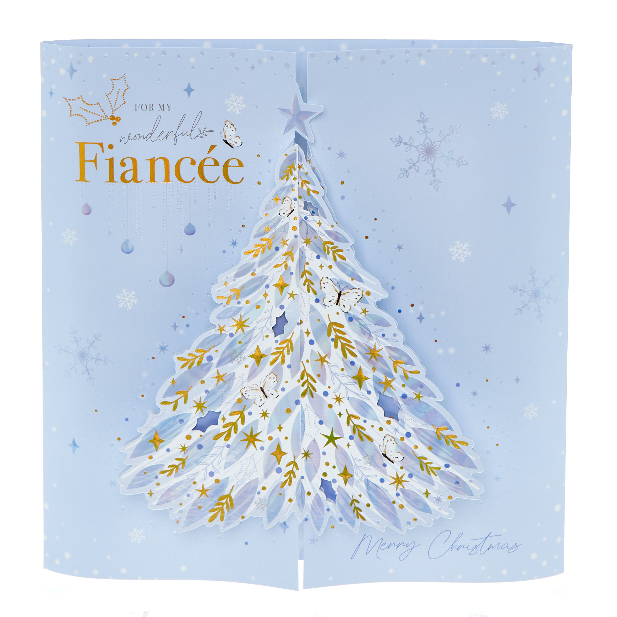 Wonderful Fiancee Premium Boxed Christmas Card