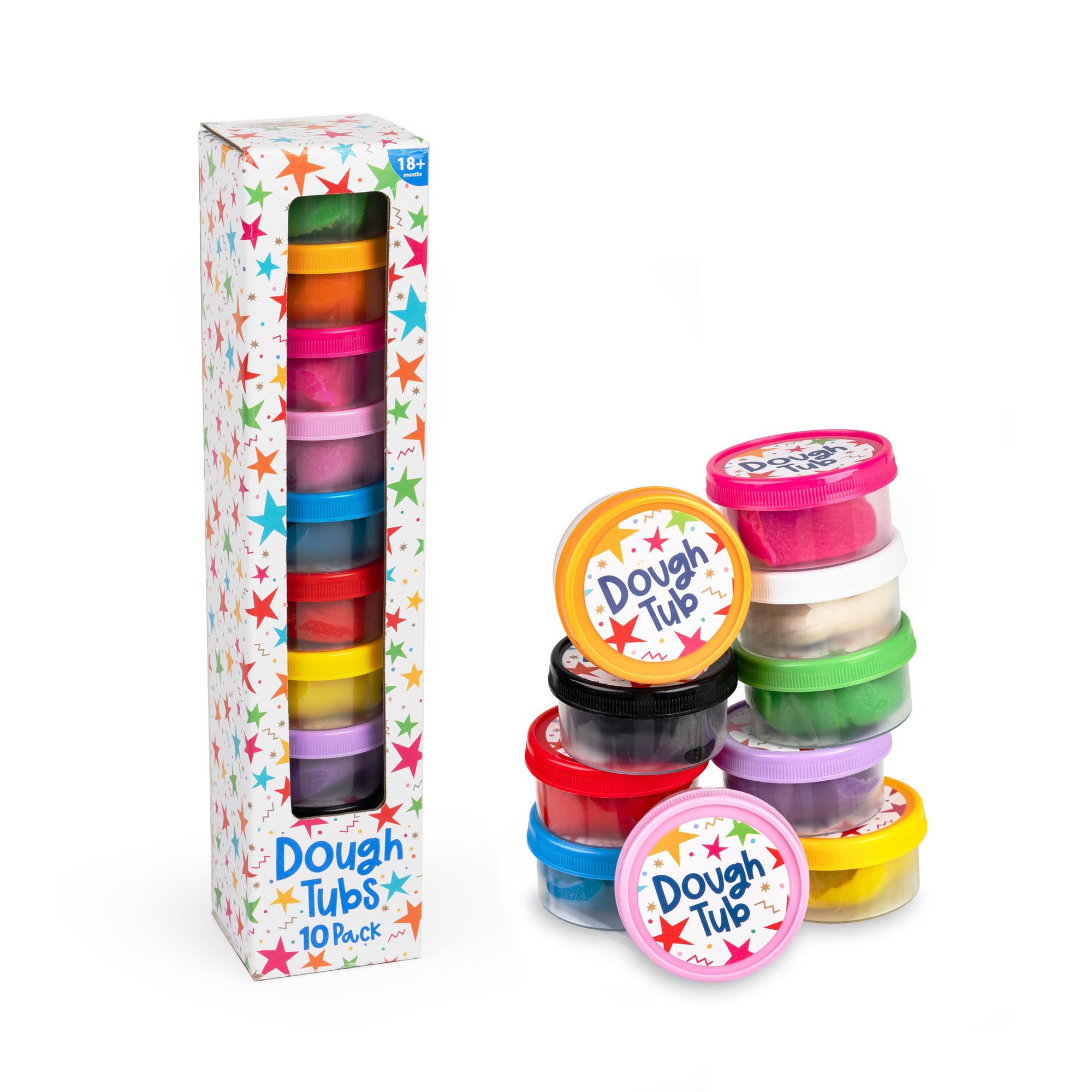 Mini Dough Tubs - Pack of 10 