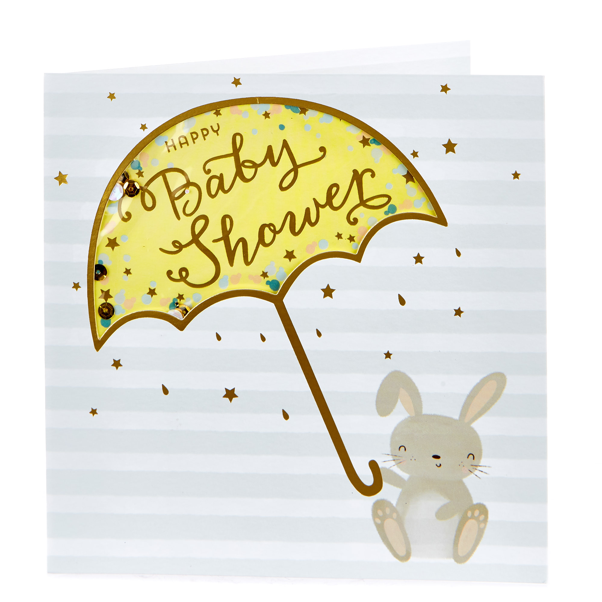 Boutique Collection Baby Shower Card - Bunny Rabbit