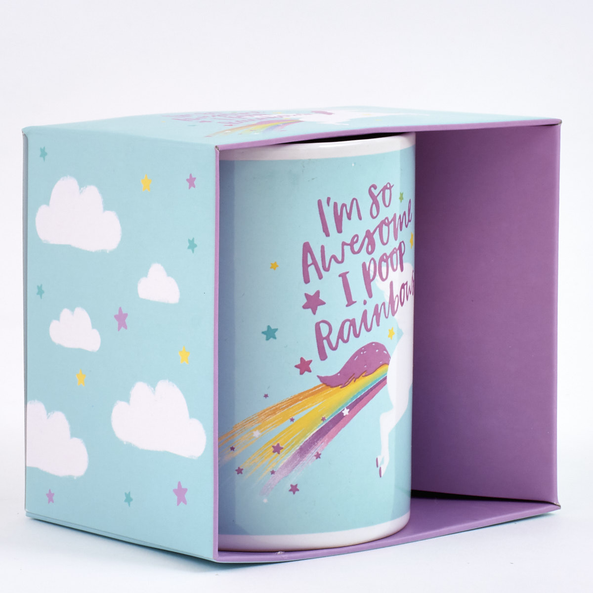 I'm So Awesome I Poop Rainbows Unicorn Mug