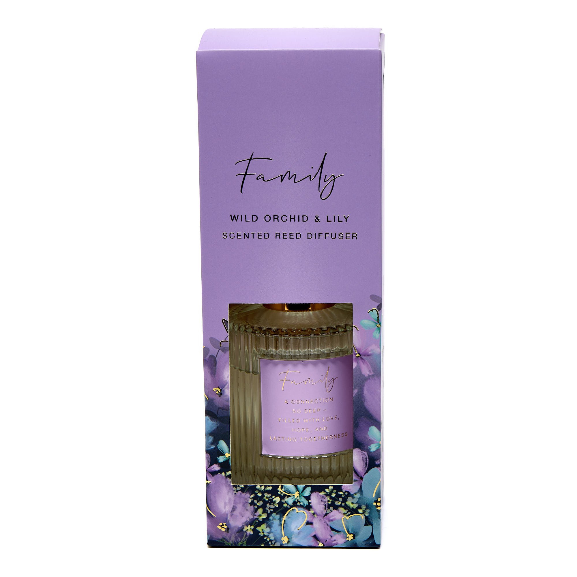 Family Wild Orchid & Lily Scented Reed Diffuser