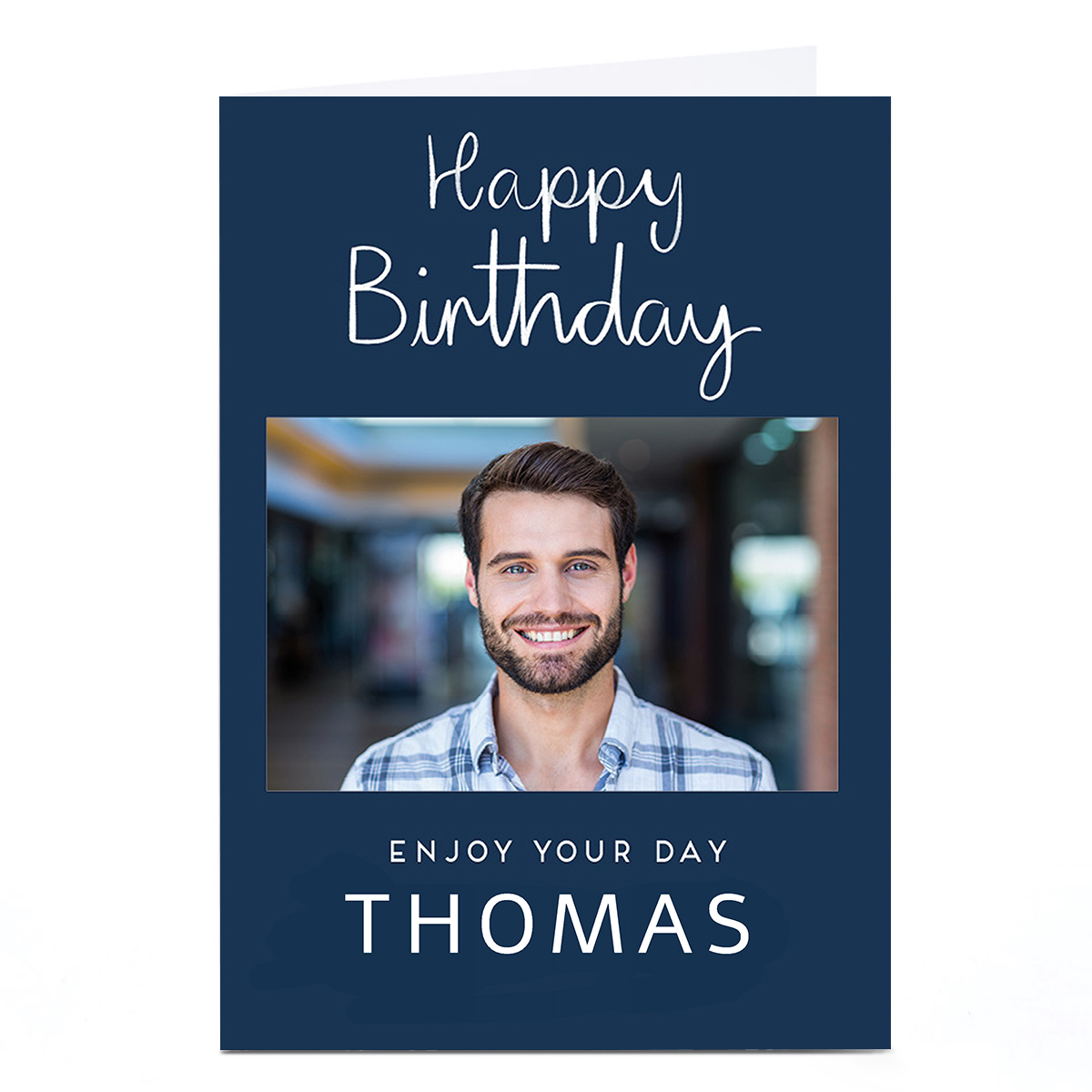 Photo Birthday Card - Enjoy Your Day
