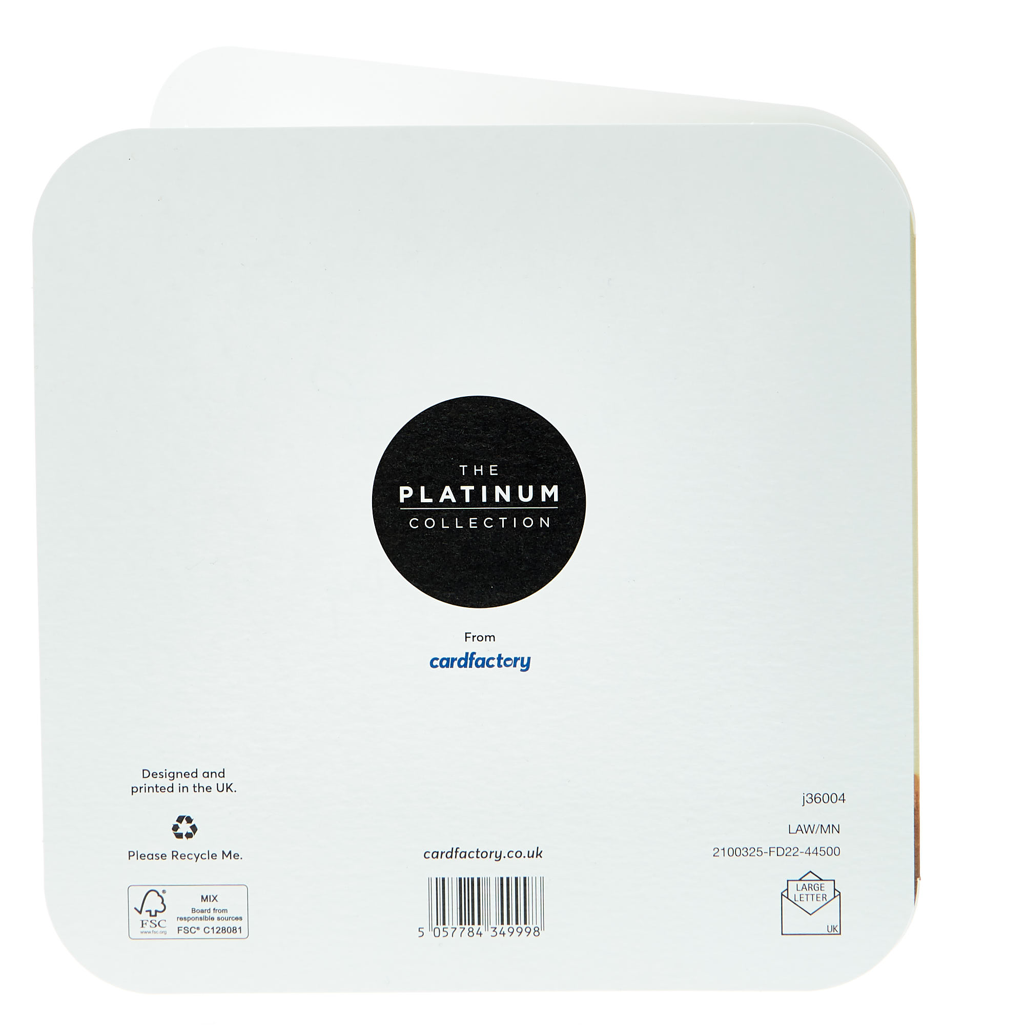 Platinum Collection Father's Day Card - Dad From Daughter