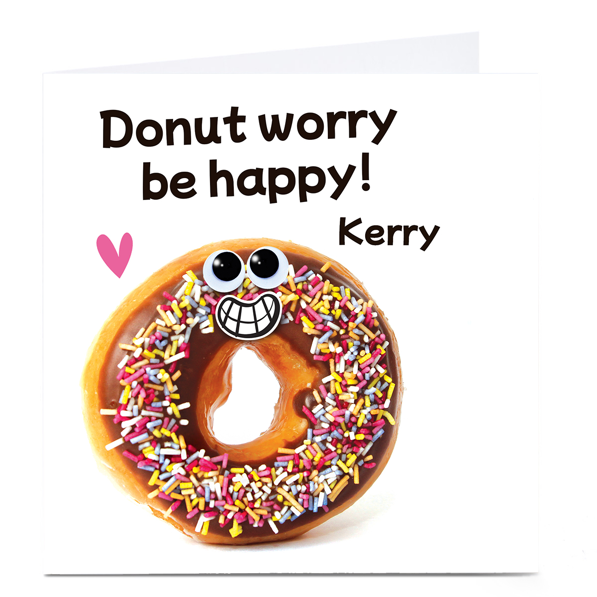 Personalised Hello Munki Card - Donut Worry