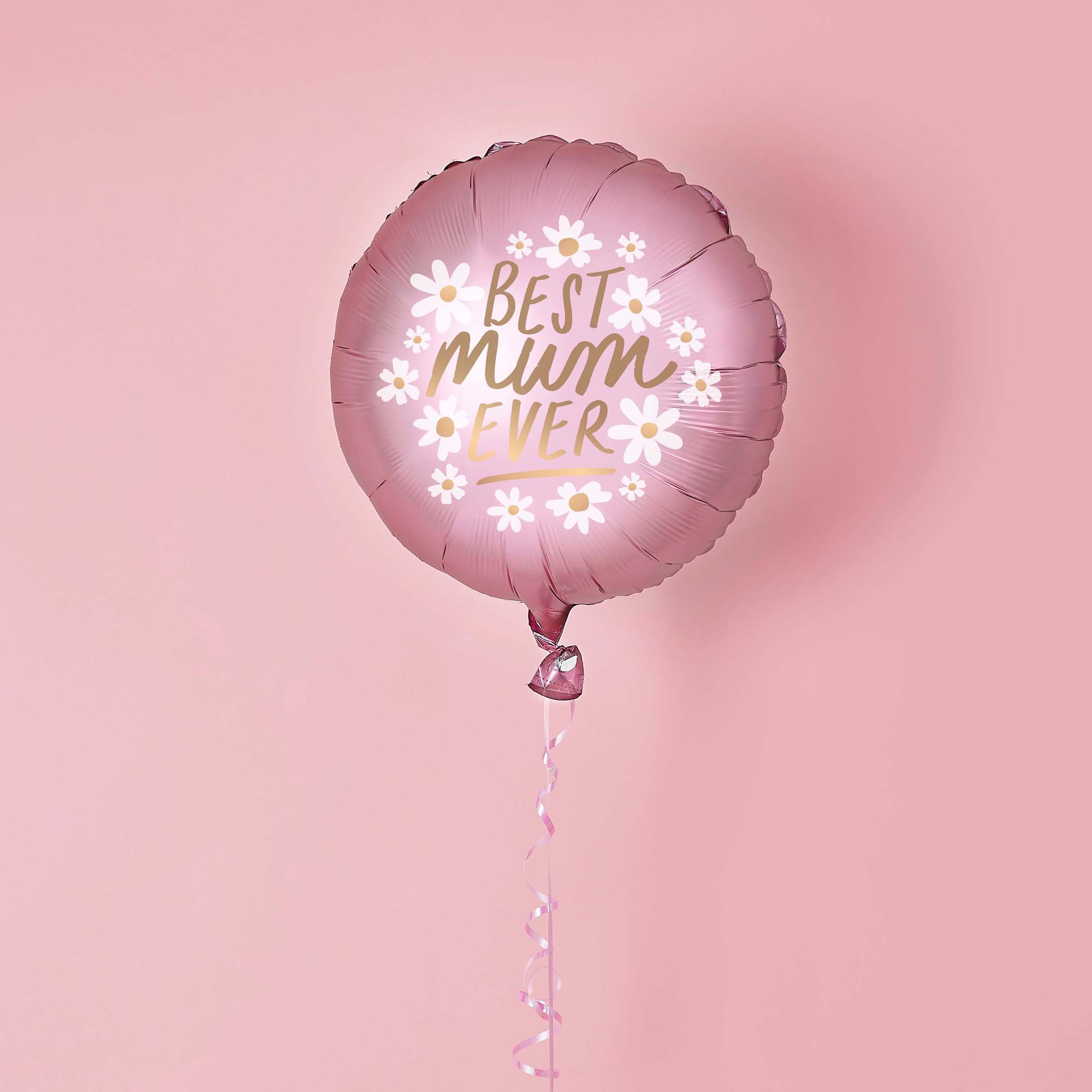 Pink Best Mum Ever 20-Inch Foil Balloon