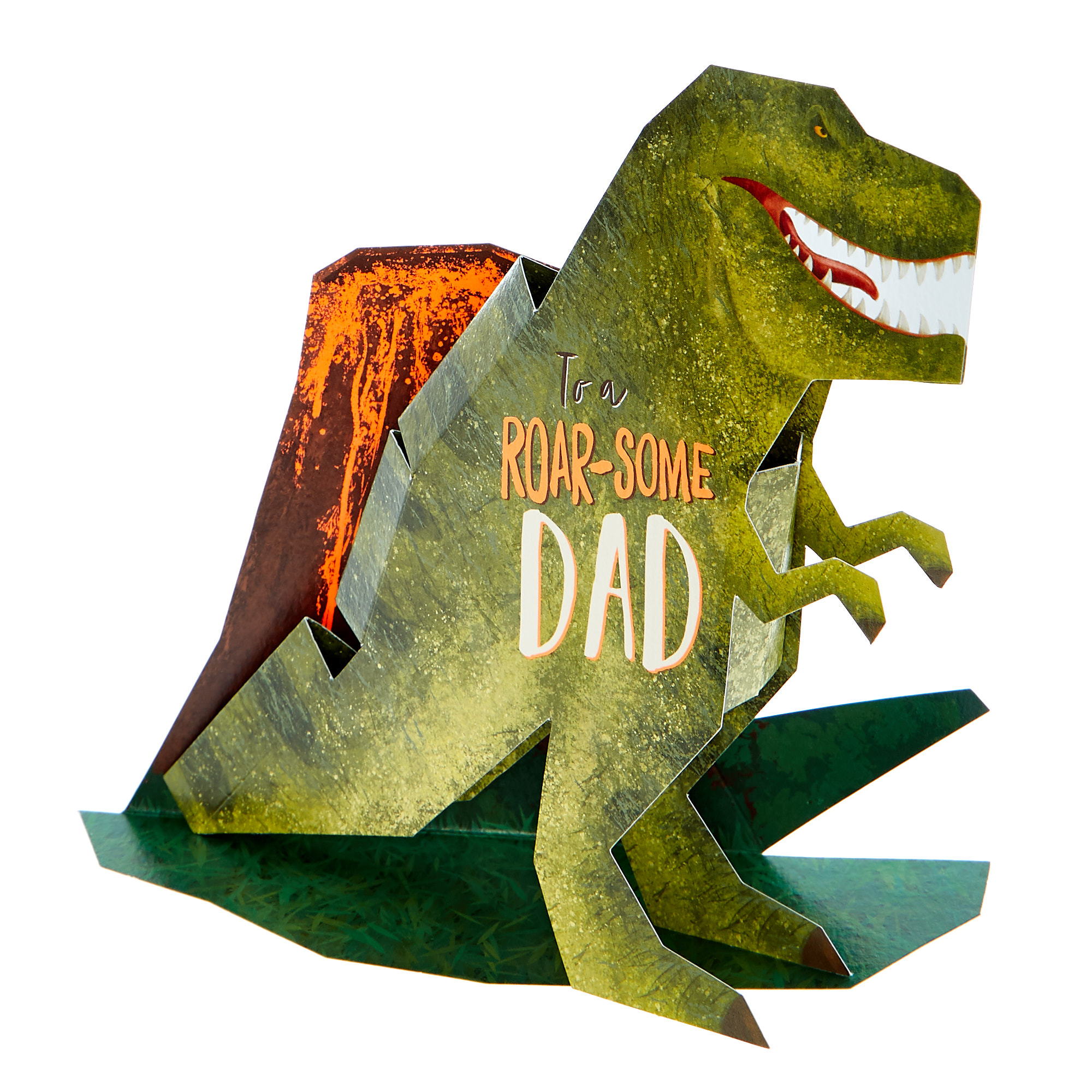 Exquisite Collection 3D Father's Day Card - Dinosaur 