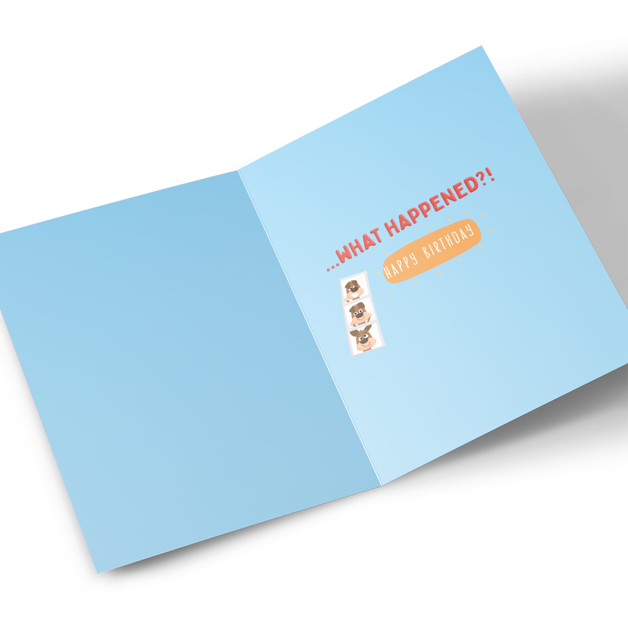 Birthday Card - How Sweet You Were What Happened, Grandson