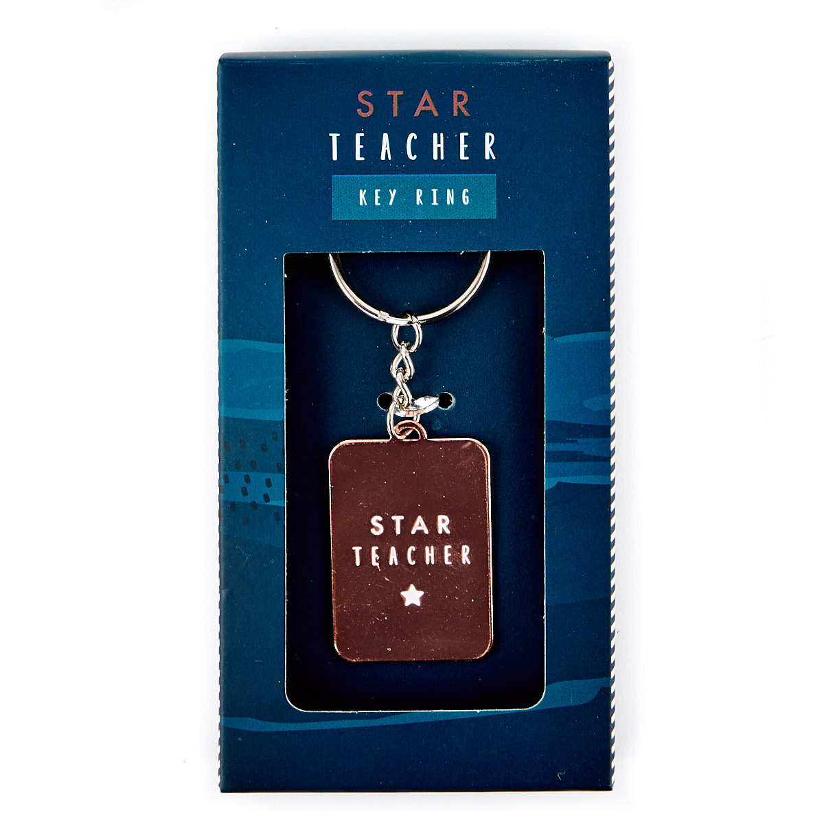 Star Teacher Key Ring