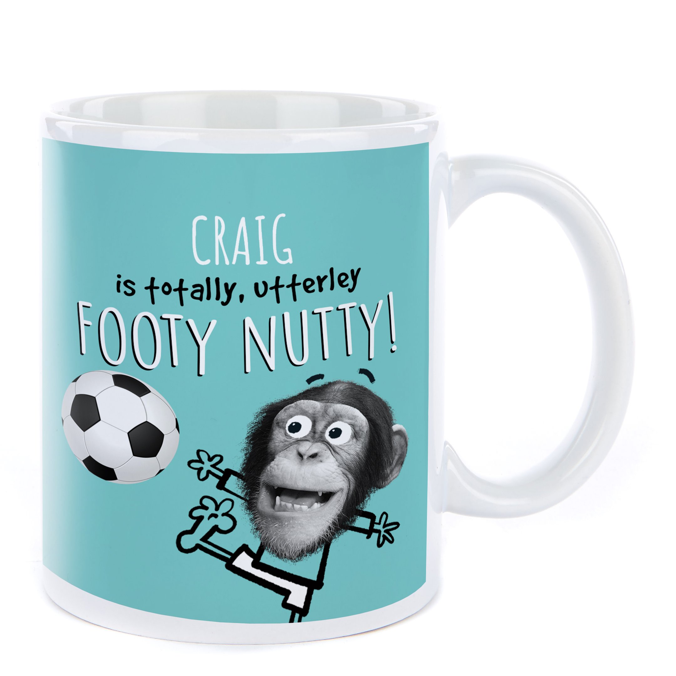 Personalised Pink Pet Shop Mug - Footy Nutty