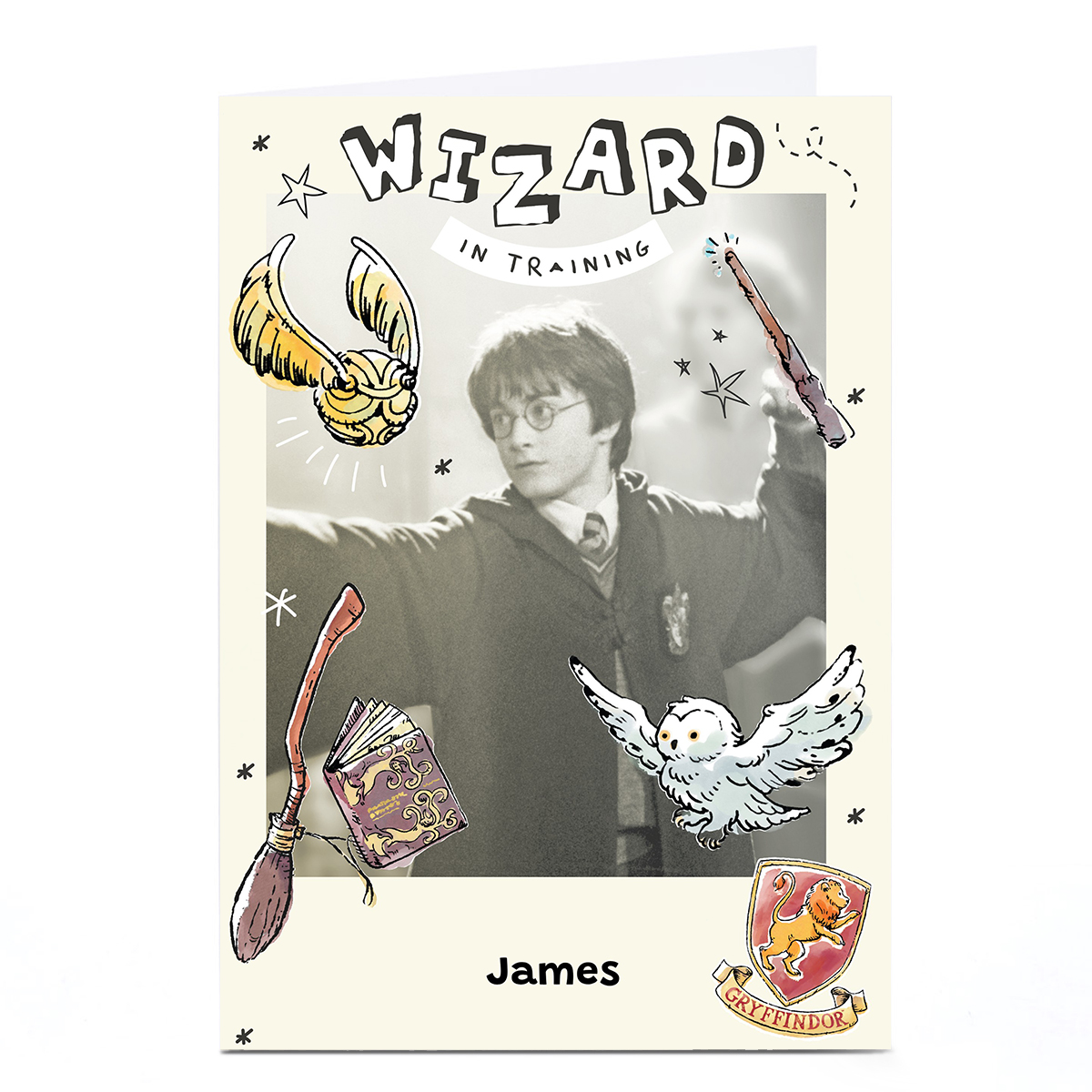 Personalised Birthday Card - Harry Potter Wizard In Training