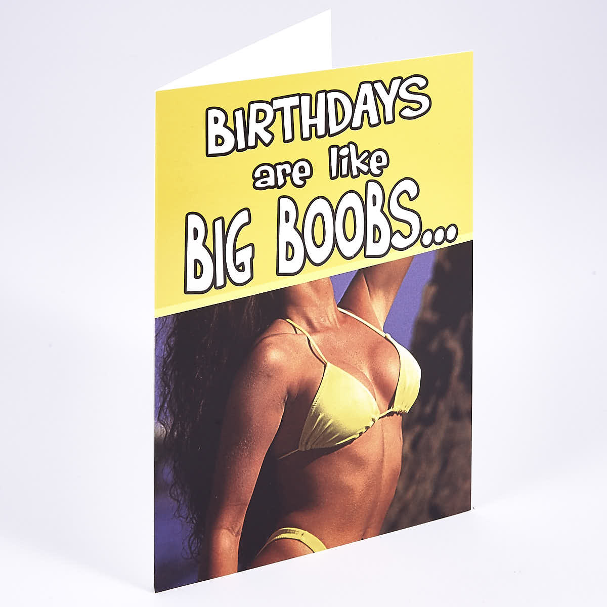 Humour Birthday Card - Big Boobs