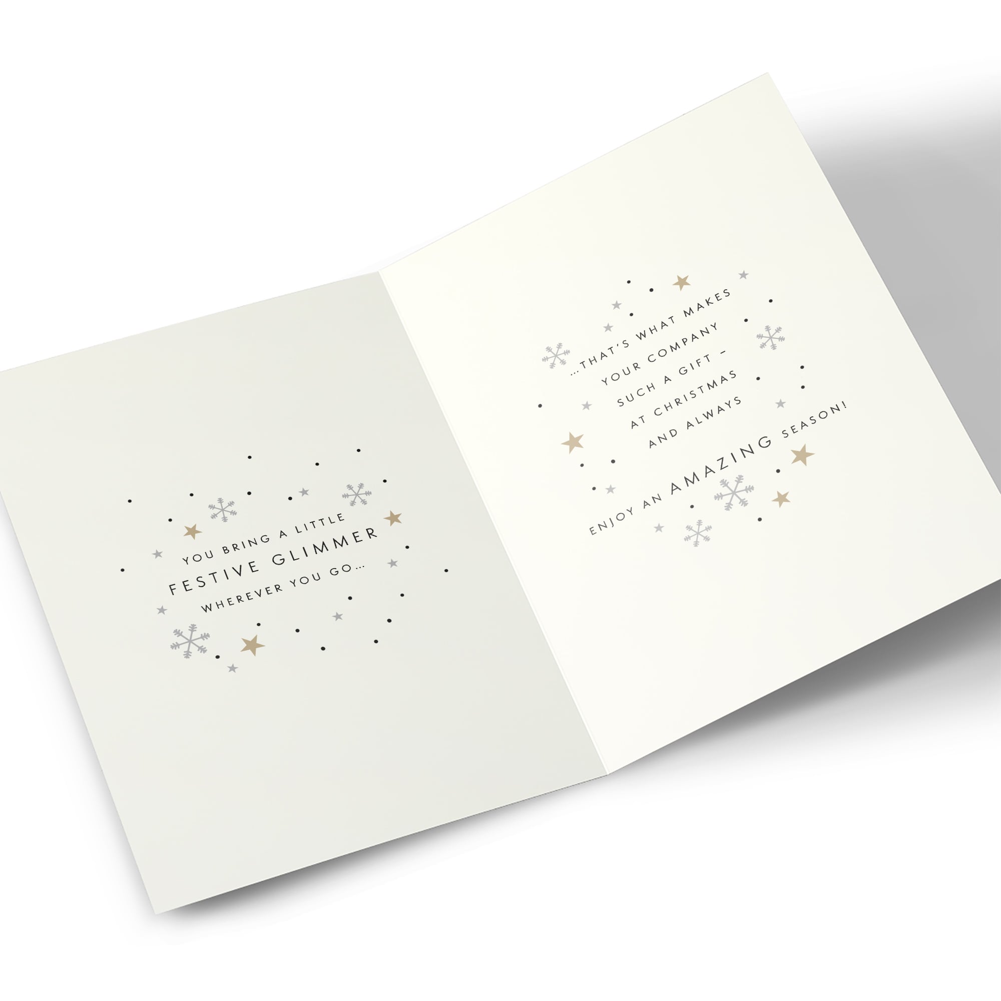Christmas Card - Sparkles Like You Do, Stepdaughter