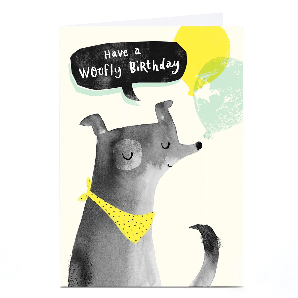 Personalised Andrew Thornton Birthday Card - Woofly Birthday