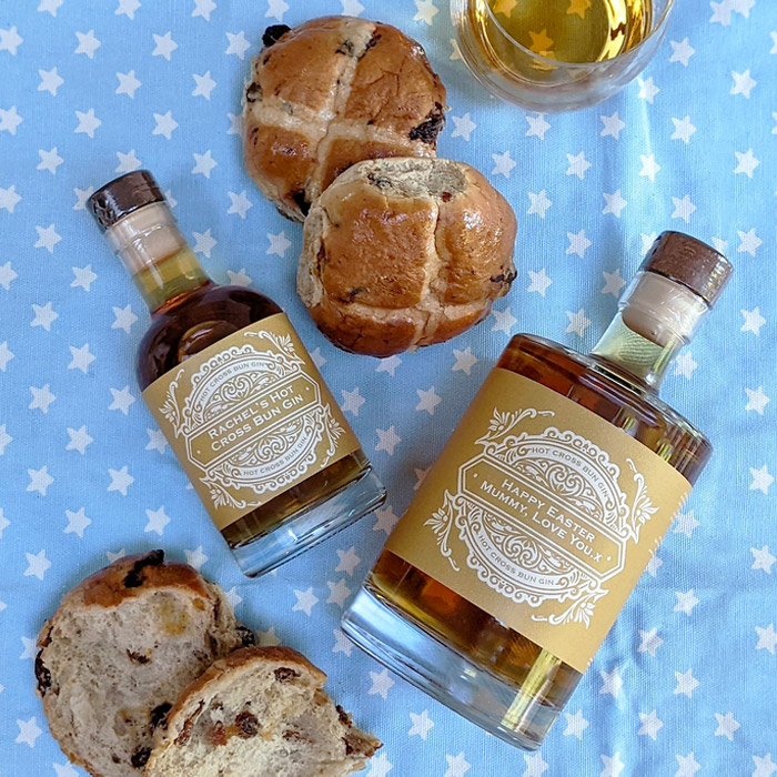 Personalised Hot Cross Bun Gin