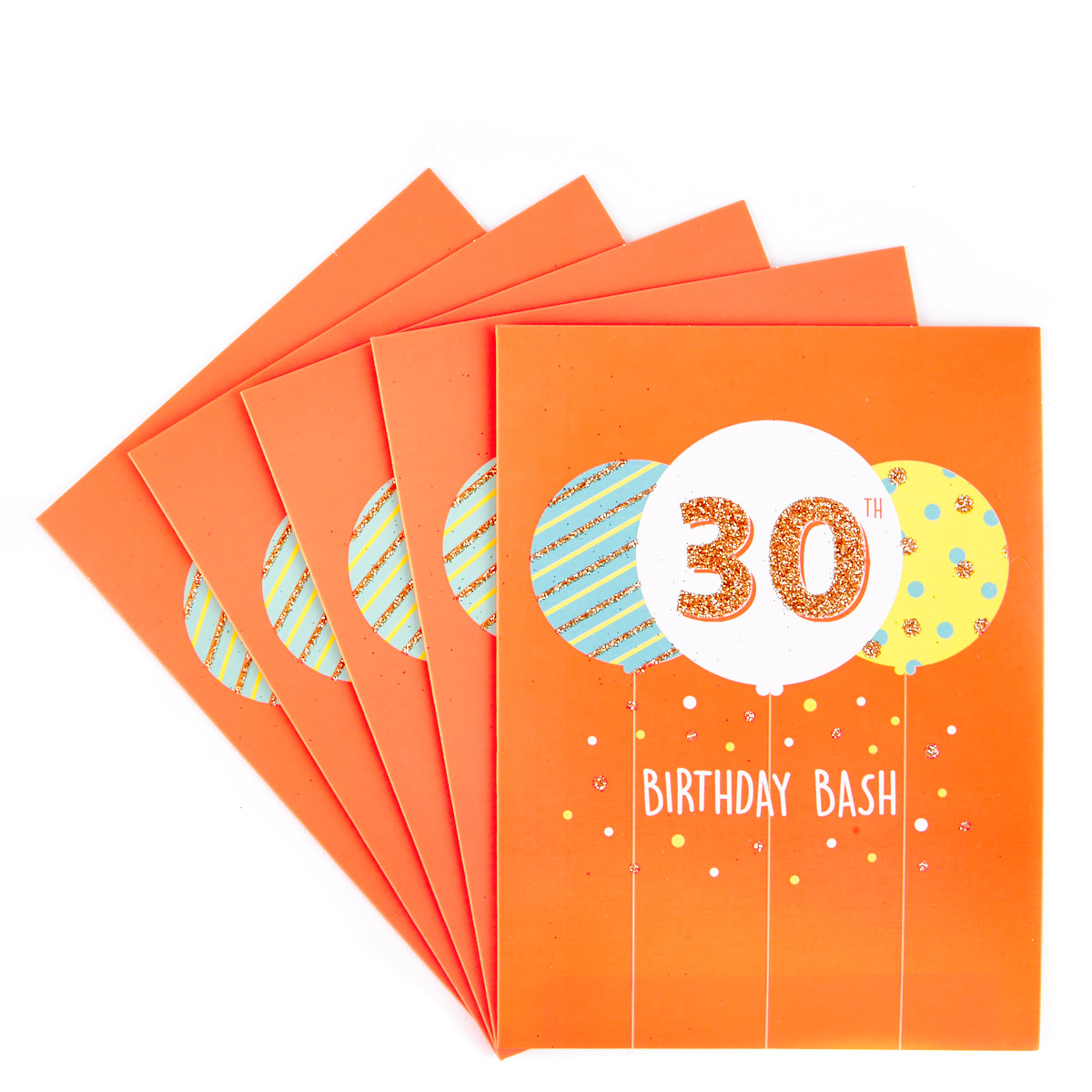 30th Birthday Party Invitations - Pack of 12