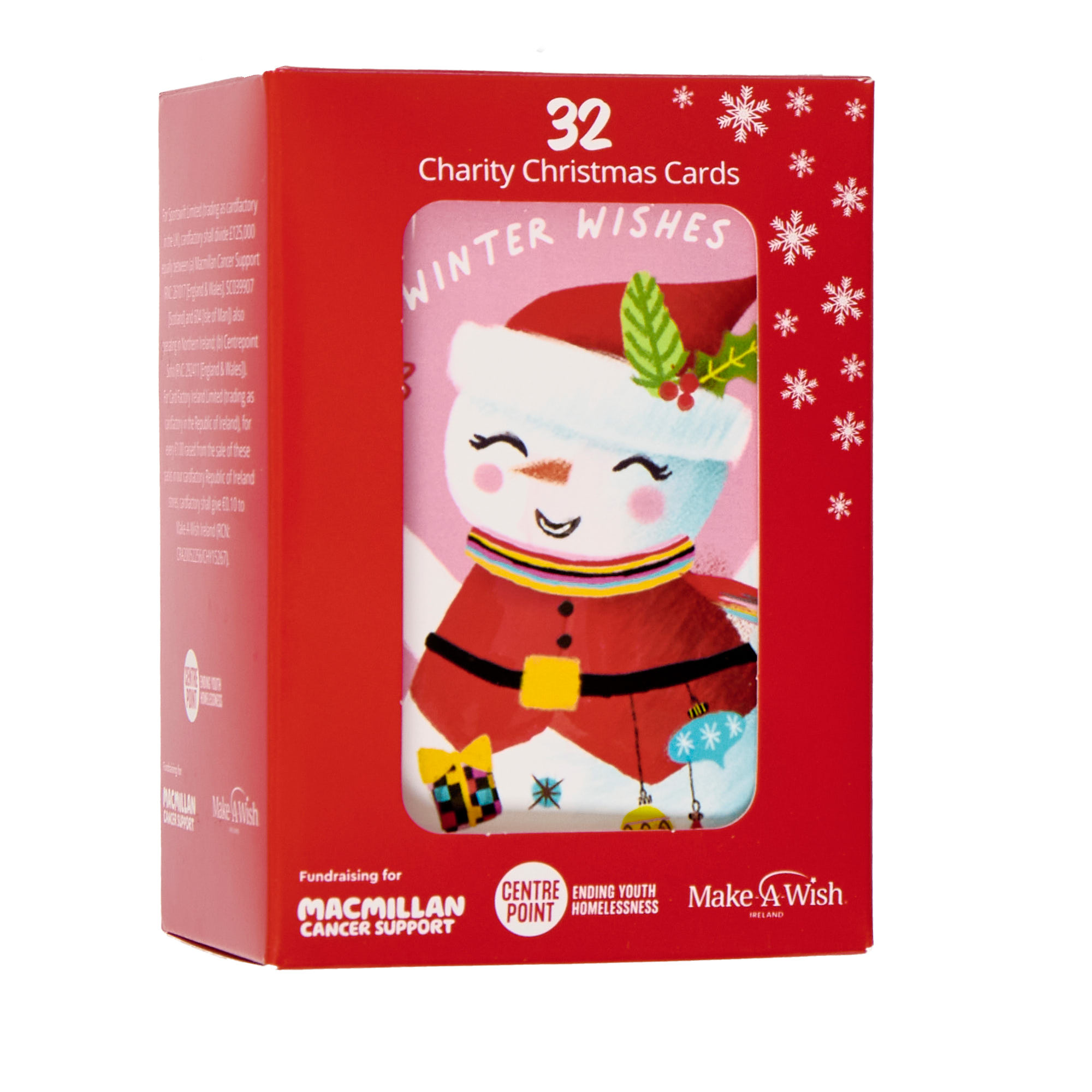 32 Mini Santa & Friends Charity Christmas Cards - 4 Designs