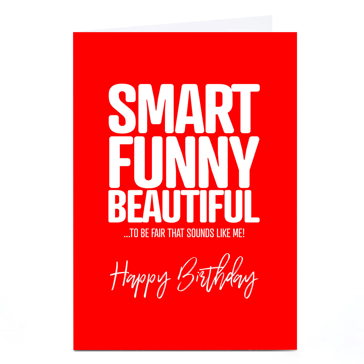 Personalised Punk Birthday Card - Smart Funny Beautiful