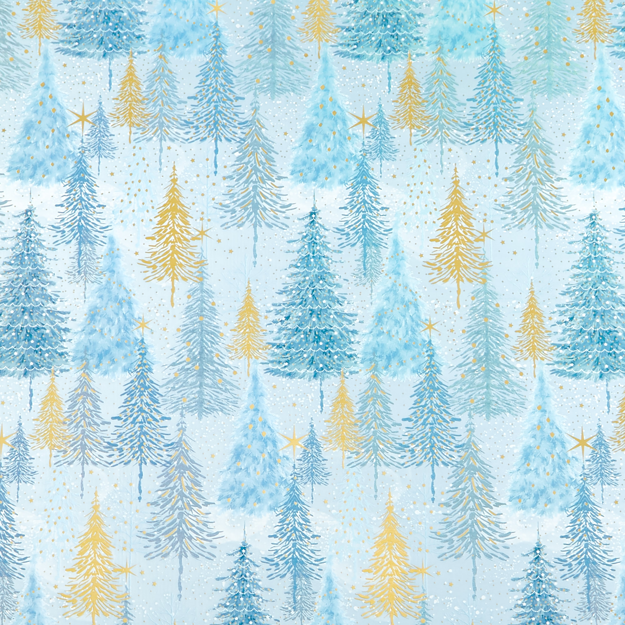 Trees & penguins Christmas Wrapping Paper Rolls - Pack Of 3 