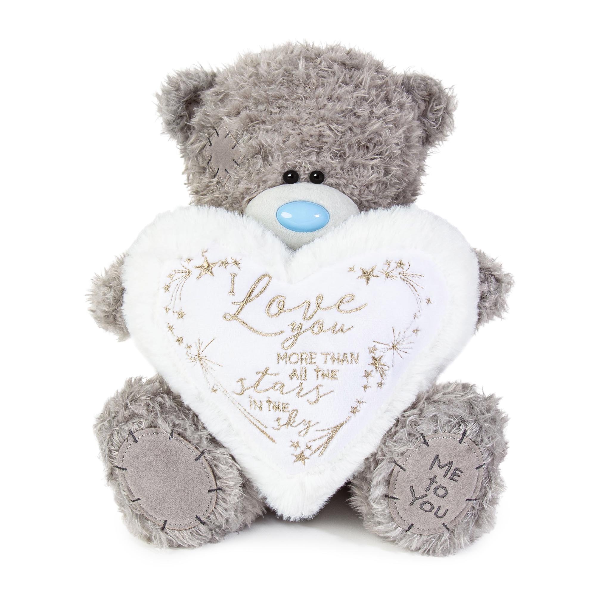 Me to You Tatty Teddy Bear Holding 'Love You' Heart