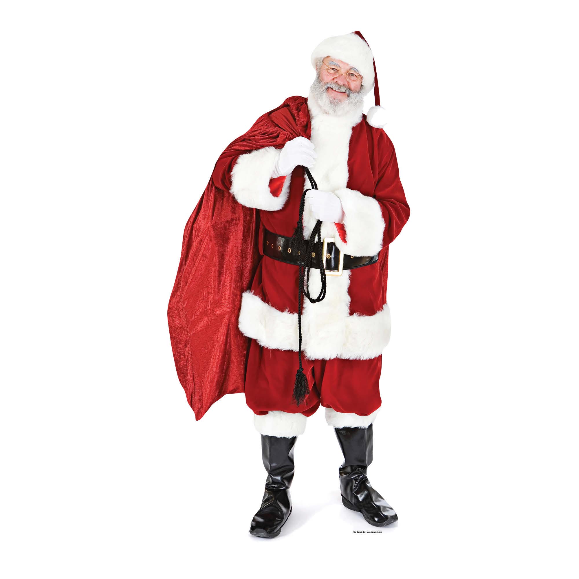 Santa & Sack of Toys Cardboard Cutout 