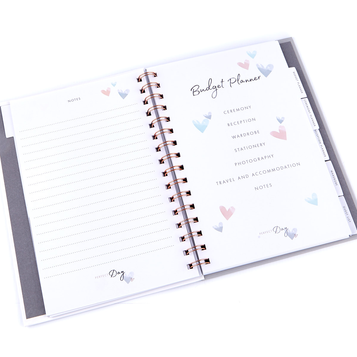 Our Dream Day Wedding Planner - Silver Hearts