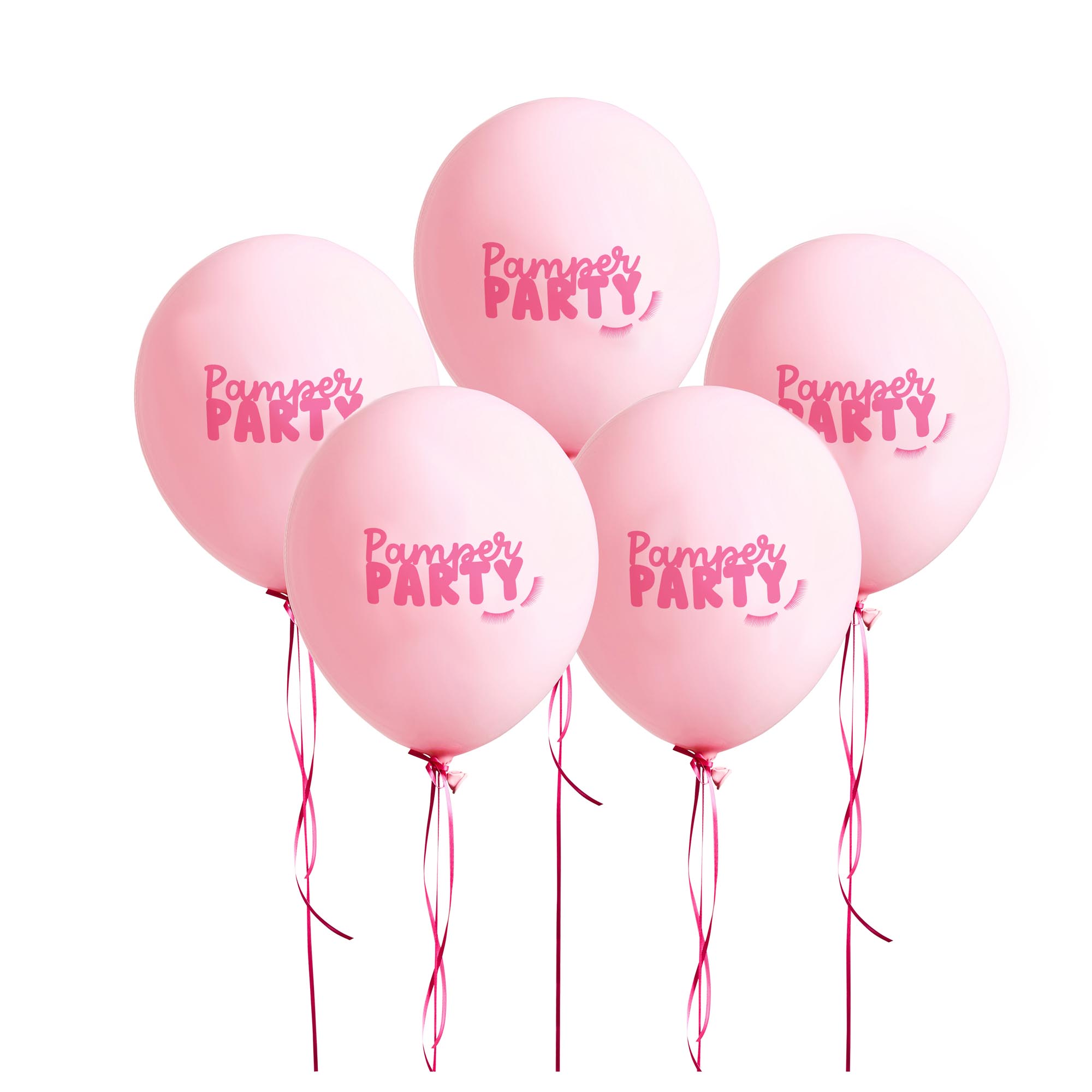 Pamper Party 12-Inch Latex Balloons - Pack of 5