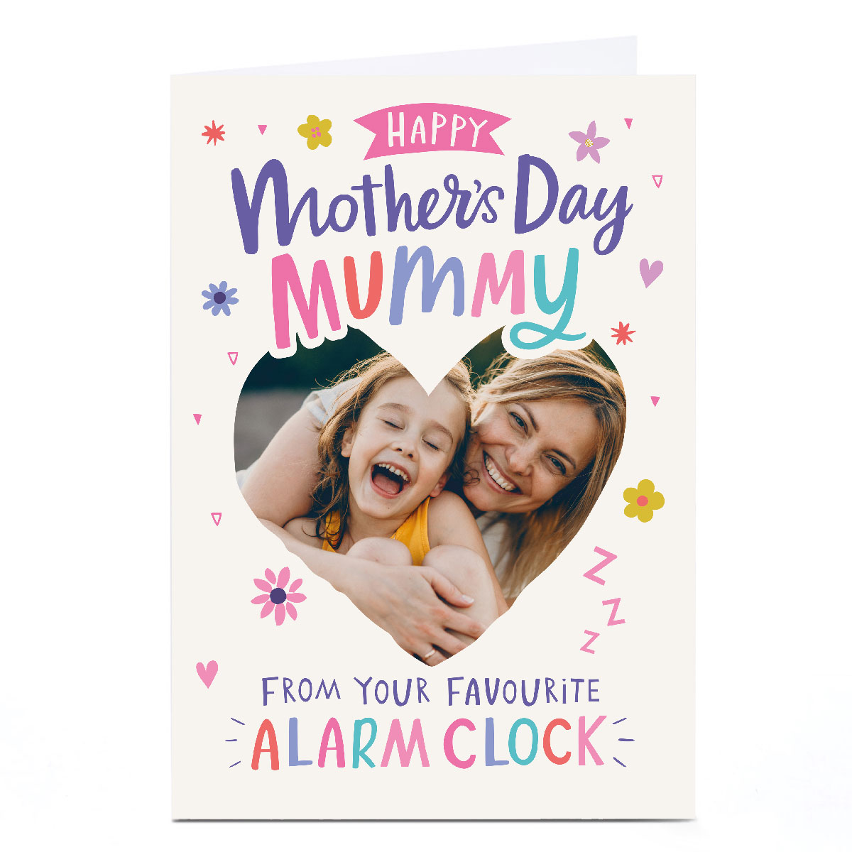 Personalised Ebony Newton Mother's Day Card - Mummy Alarm