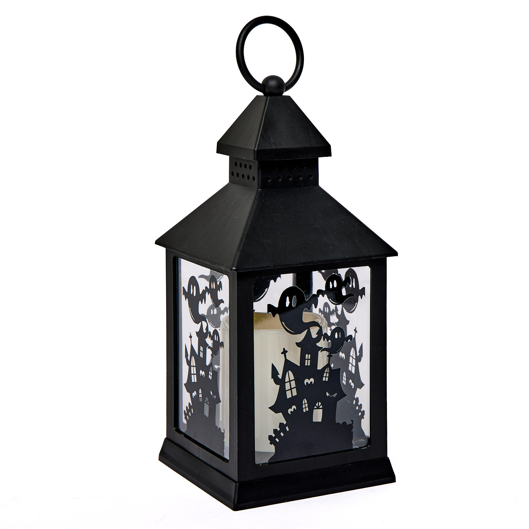Light-Up Haunted House Lantern