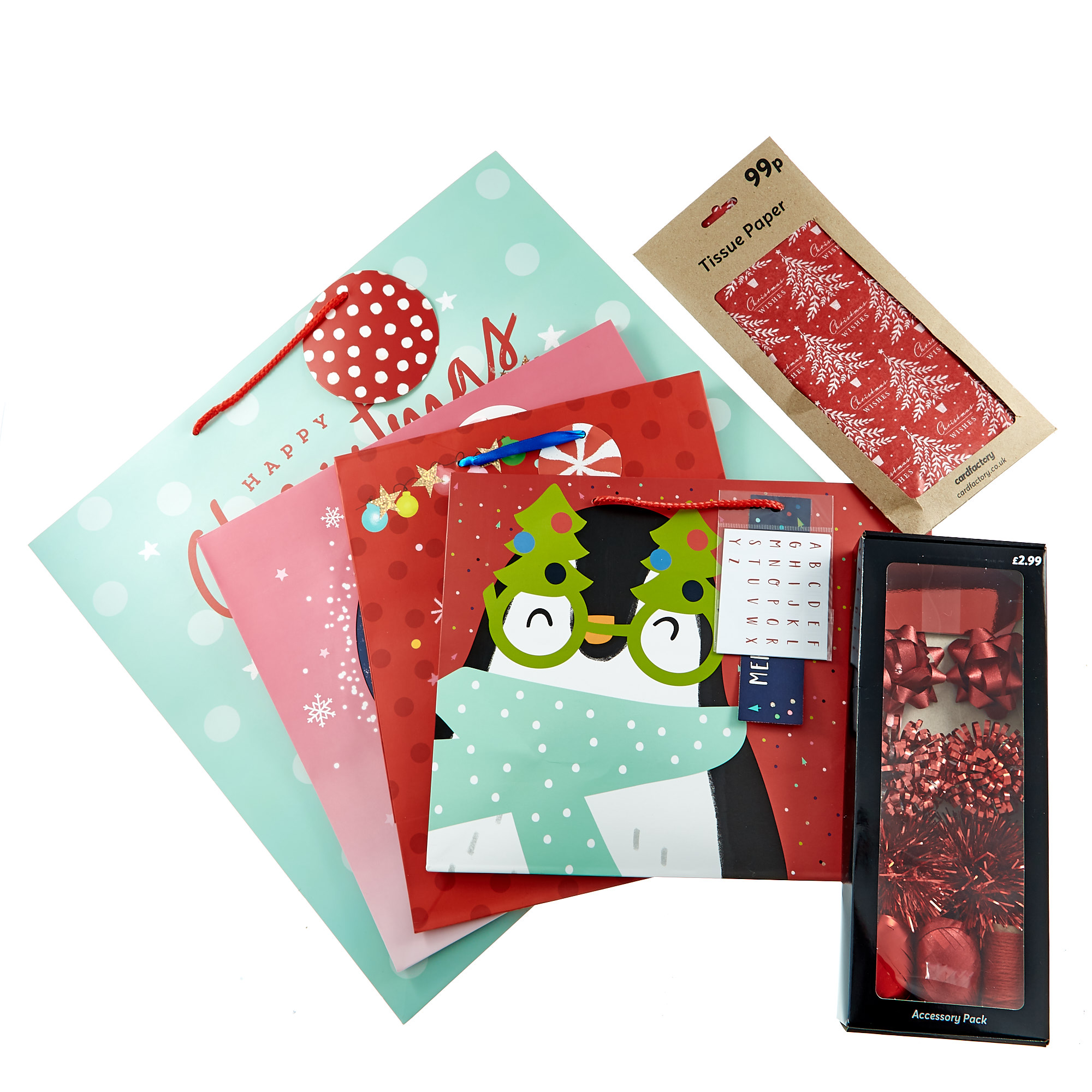 Children's Christmas Wrap Bundle - 9 Pieces 