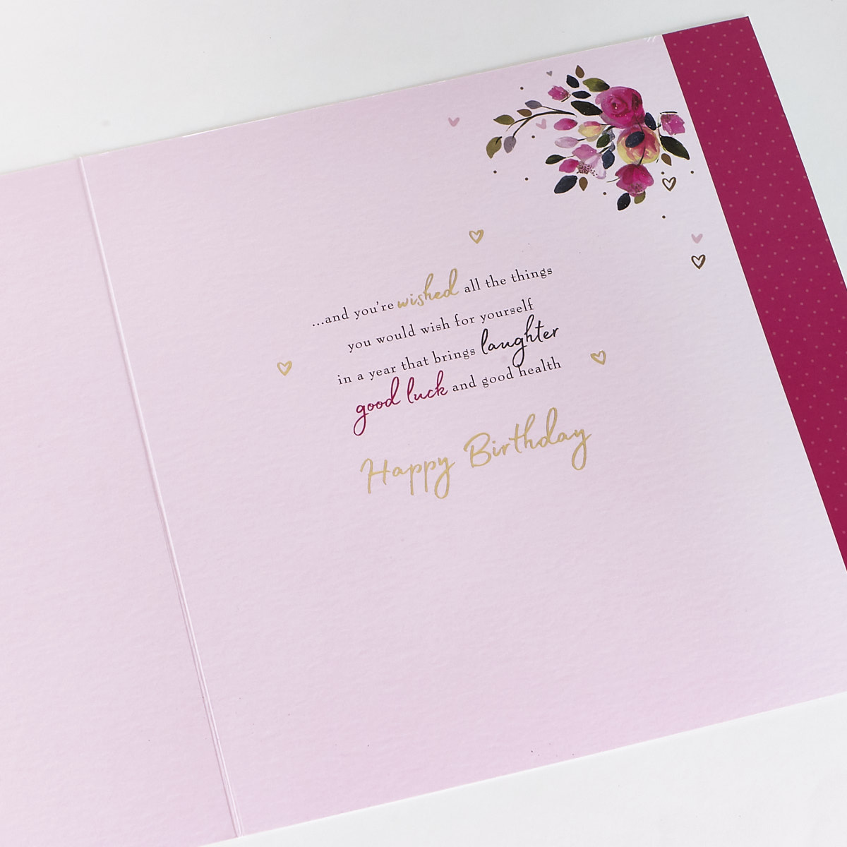 Platinum Collection Birthday Card - Wonderful Sister, Roses