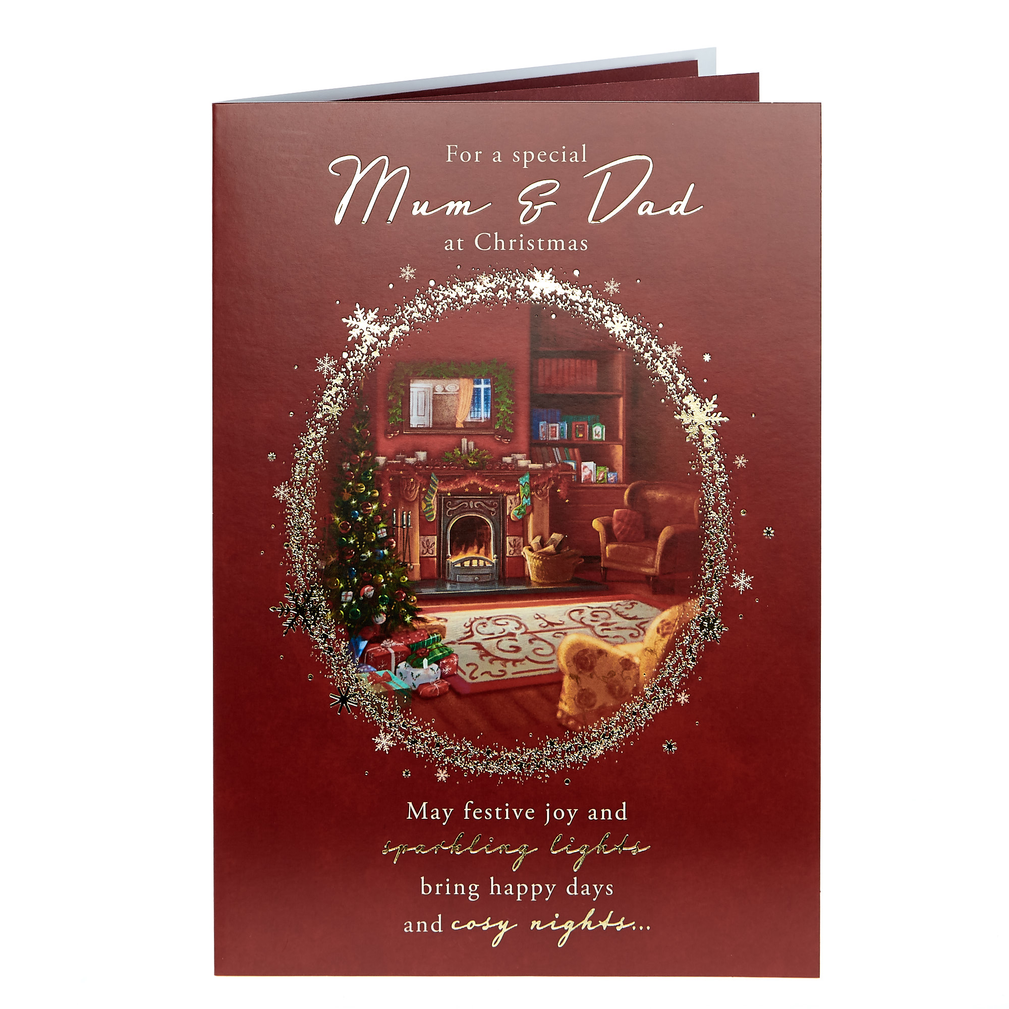 Christmas Card - Mum & Dad Cosy Scene