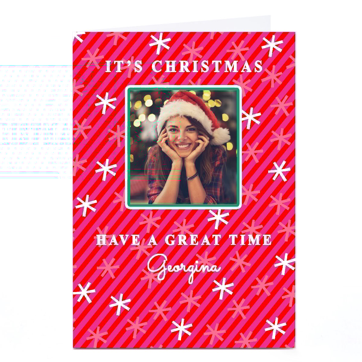 Photo Christmas Card - Have a Great Time, Any Name