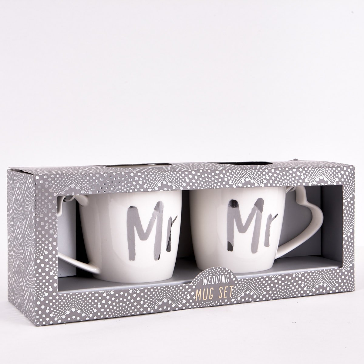 Mr & Mr Wedding Mug Set