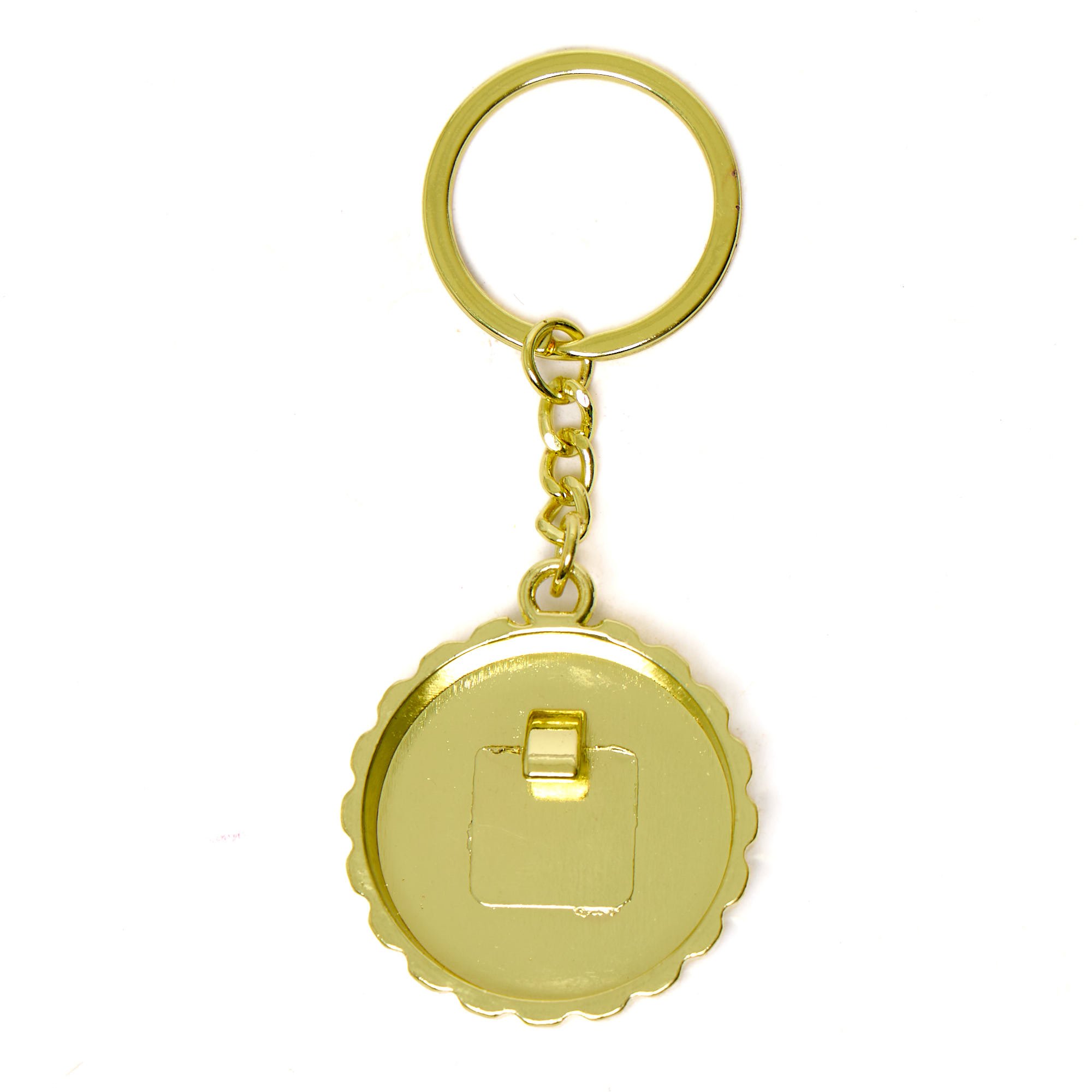 Take It Easy Dad Pint Glass & Bottle Opener Keyring