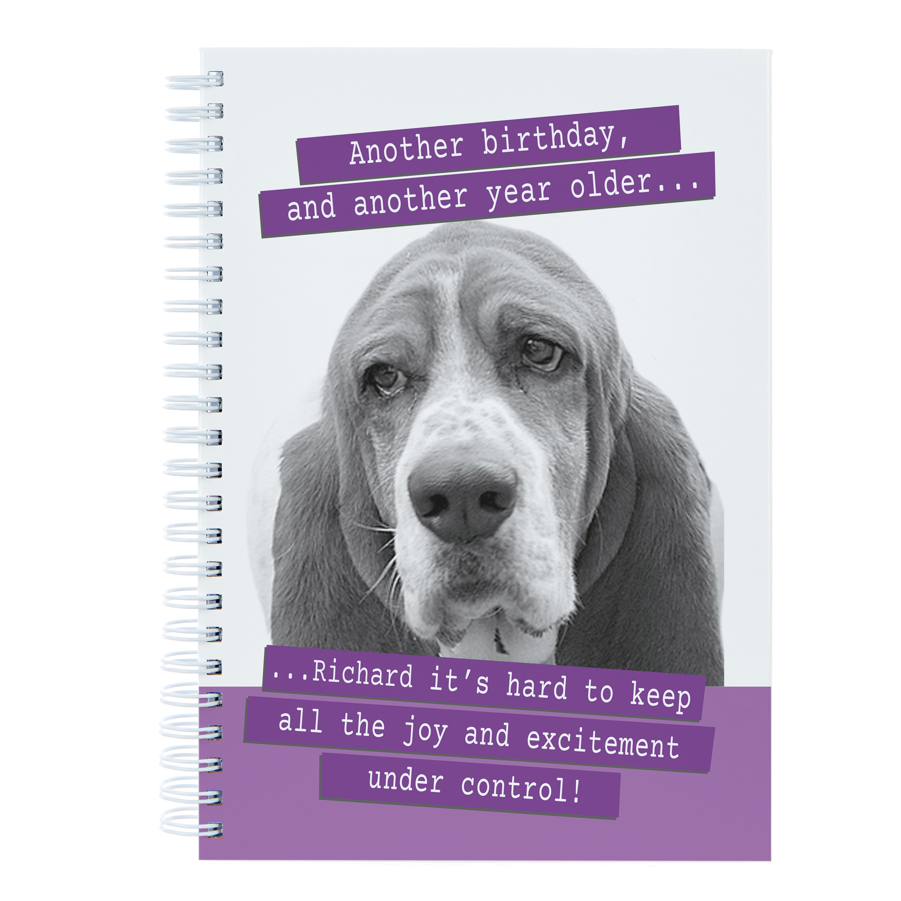 Personalised Notebook - Another Birthday, Another Year Older