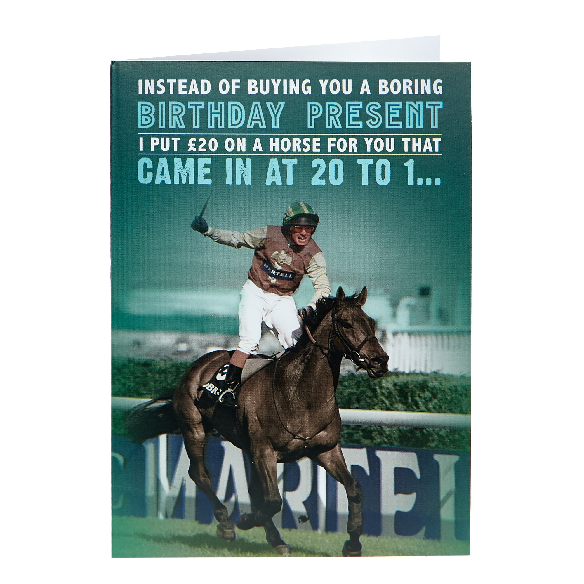 Birthday Card - Â£20 On A Horse
