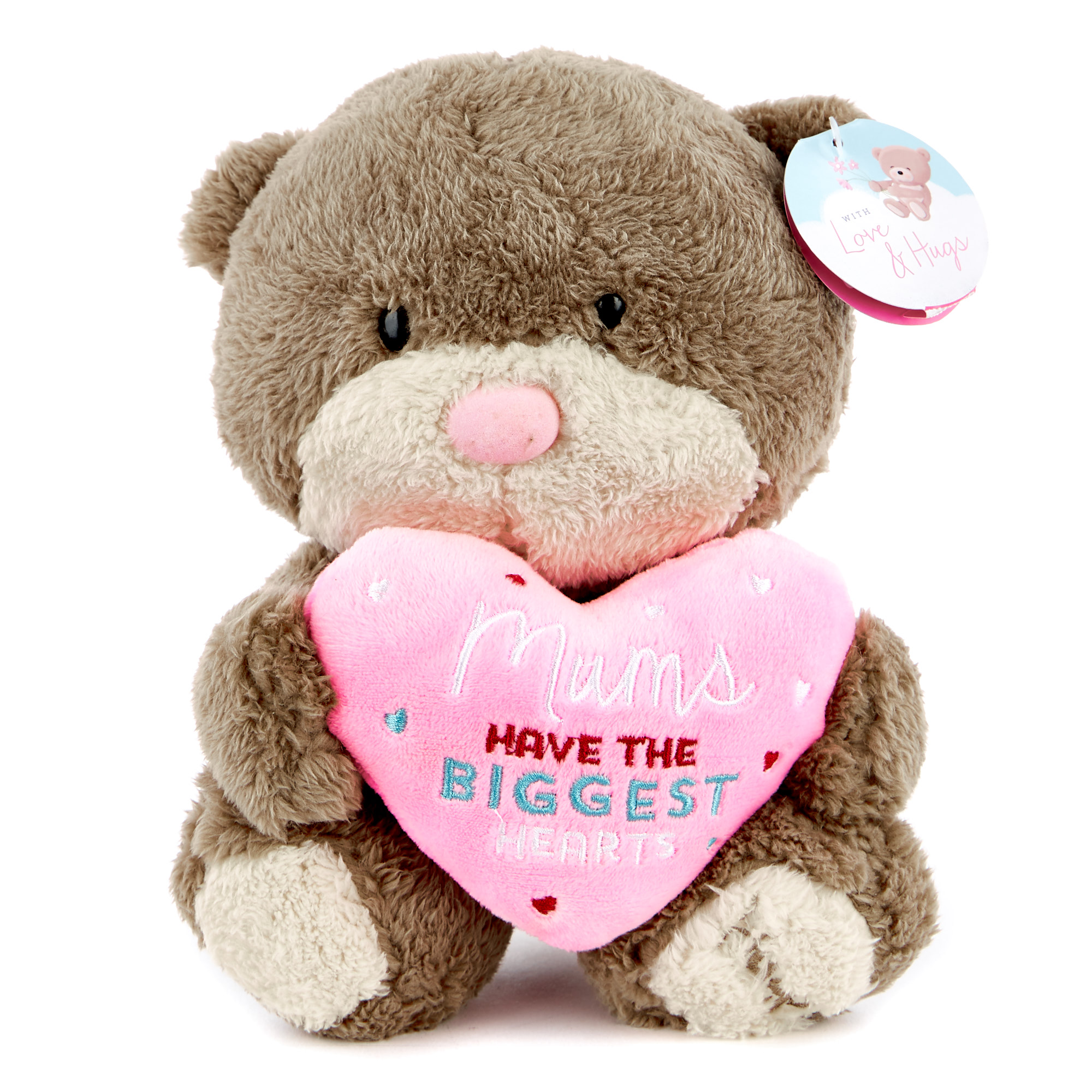 Hugs Bear Mother's Day Soft Toy With Heart