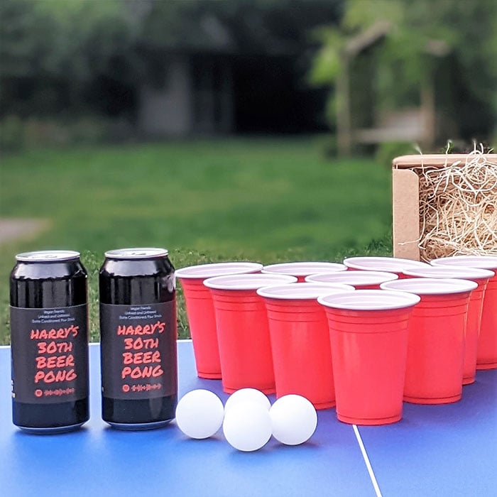 Personalised Beer Pong Gift Box