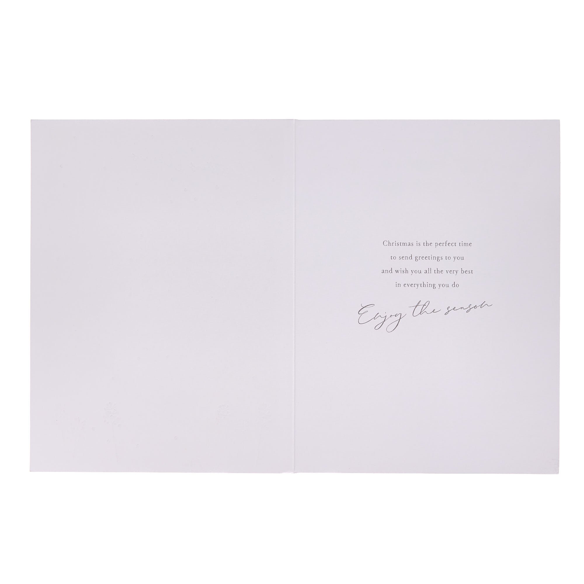 Deluxe Snowy Scene Charity Christmas Cards - Pack of 10 (2 Designs)