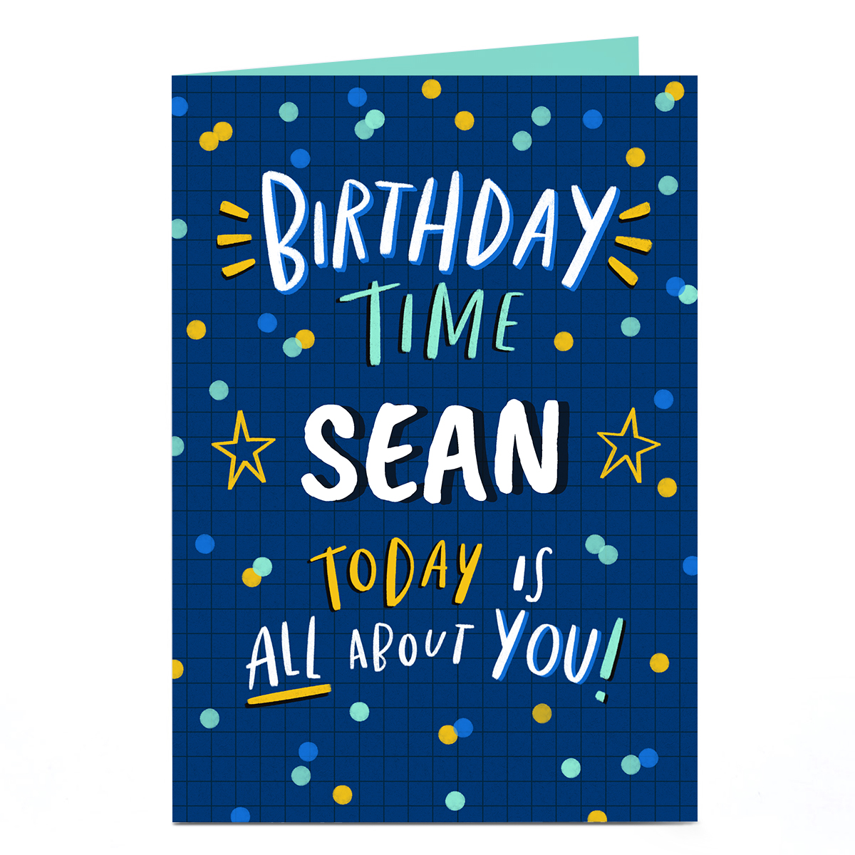 Personalised Birthday Card - All About You!
