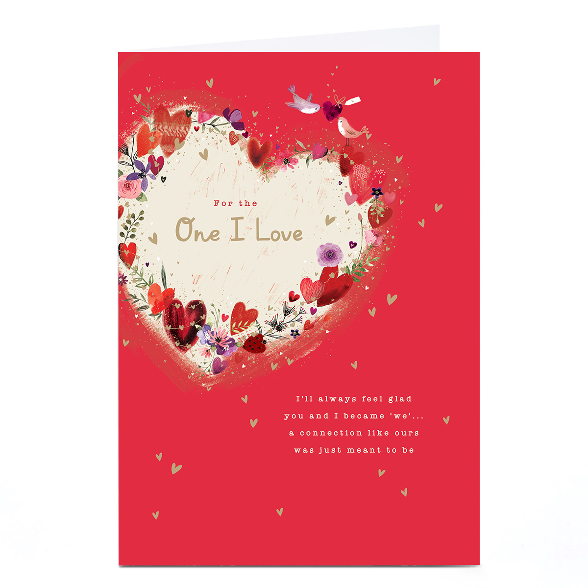 Personalised Valentine's Day Card - A Connection Like Ours, One I Love